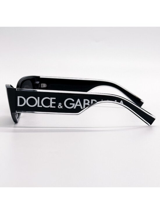 New Dolce&Gabbana DG6186 501/87 Black Women Sunglasses